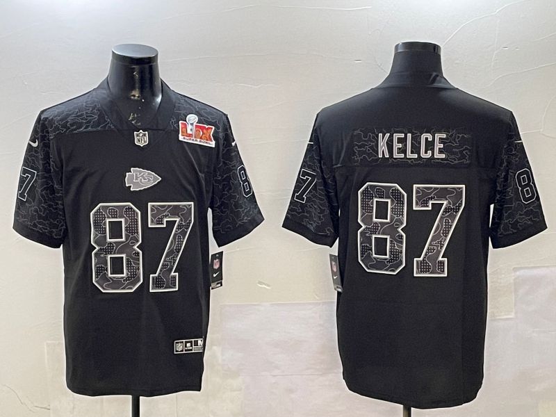 Men Kansas City Chiefs #87 Kelce Black 2025 Nike Vapor Limited NFL Jersey style 2102->kansas city chiefs->NFL Jersey